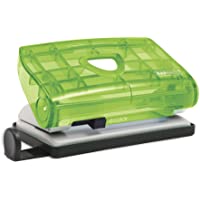 Rapesco 810-P - Perforadora de 2 agujeros- 12 hojas de capacidad- colores traslucidos- azul y verde